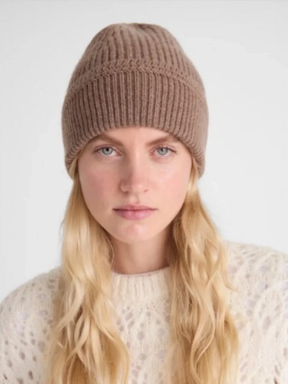 Madewell Cashmere Wool Scarf Beanie Set